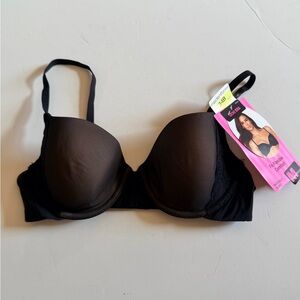 Maidenform‎ Black T-Shirt Bra with Smooth Molded Cups